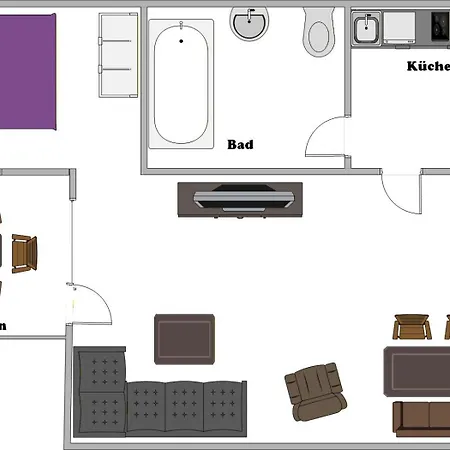 Moewennest In Apartment Rostock